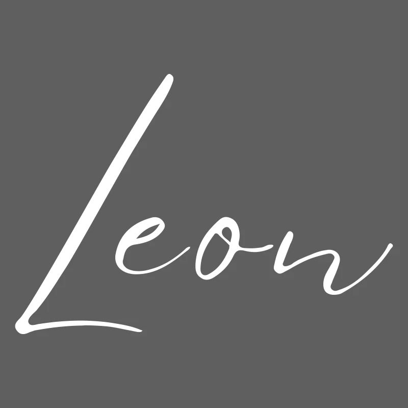 Leon Name T-Shirt Gift for Men
