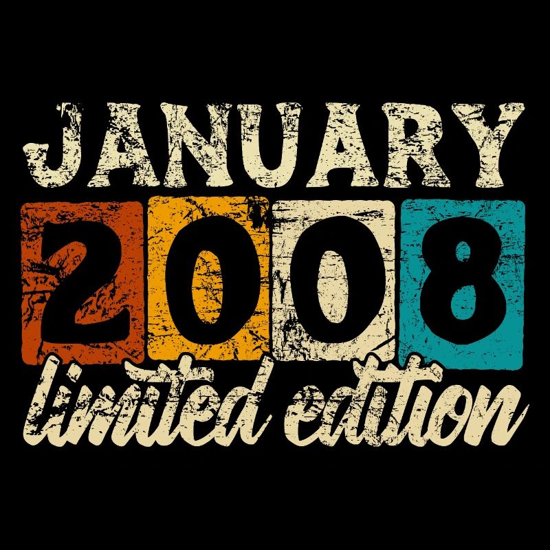 Limited Edition January 2008 Geburtstag Geschenk