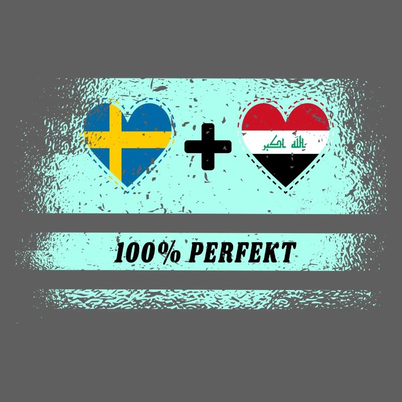 Irak und Schweden 100% perfekt / Geschenk
