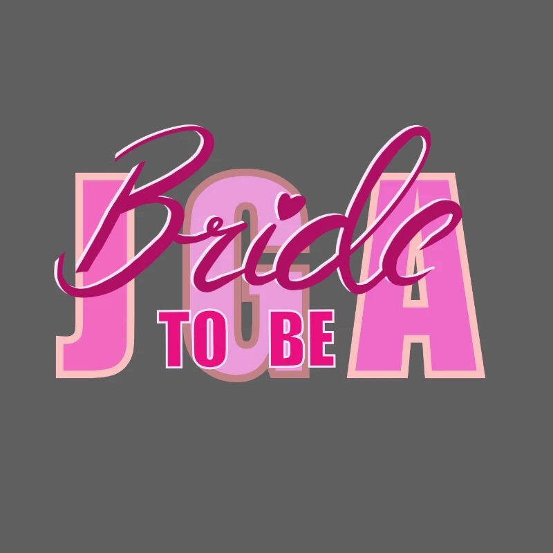 Bride to Be Highlighted Typography