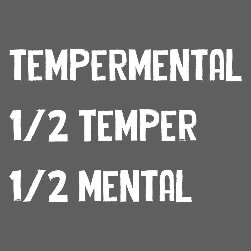 Tempermental Split Typography