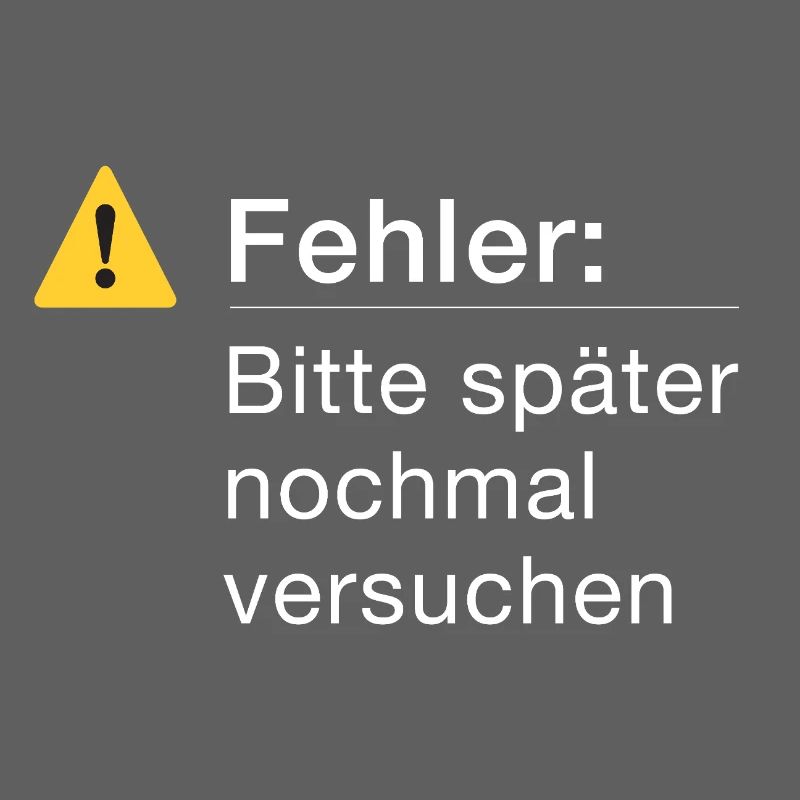 Fehler: Bitte noch einmal versuchen Informatik