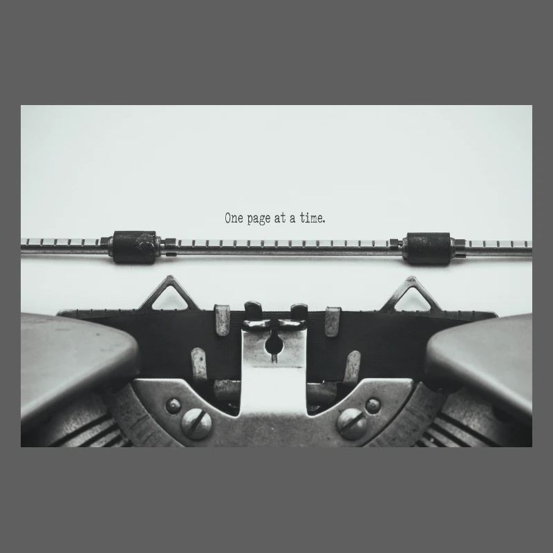 One Page At A Time Typewriter Design