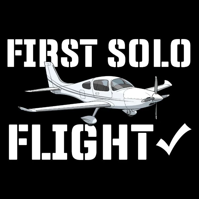 First Solo Flight Aviation Humor Pilot Student 