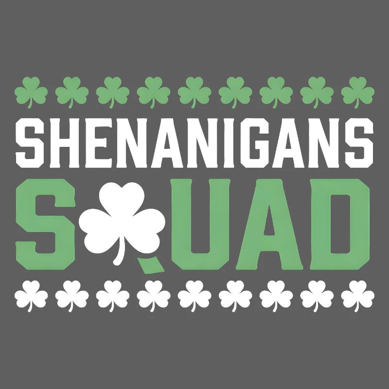 Shenanigans Squad Shamrock Tee