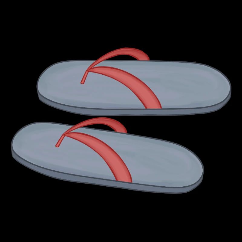 Conception de tongs de plage