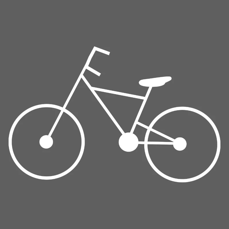 Vélo Blanc Cycliste Vélo