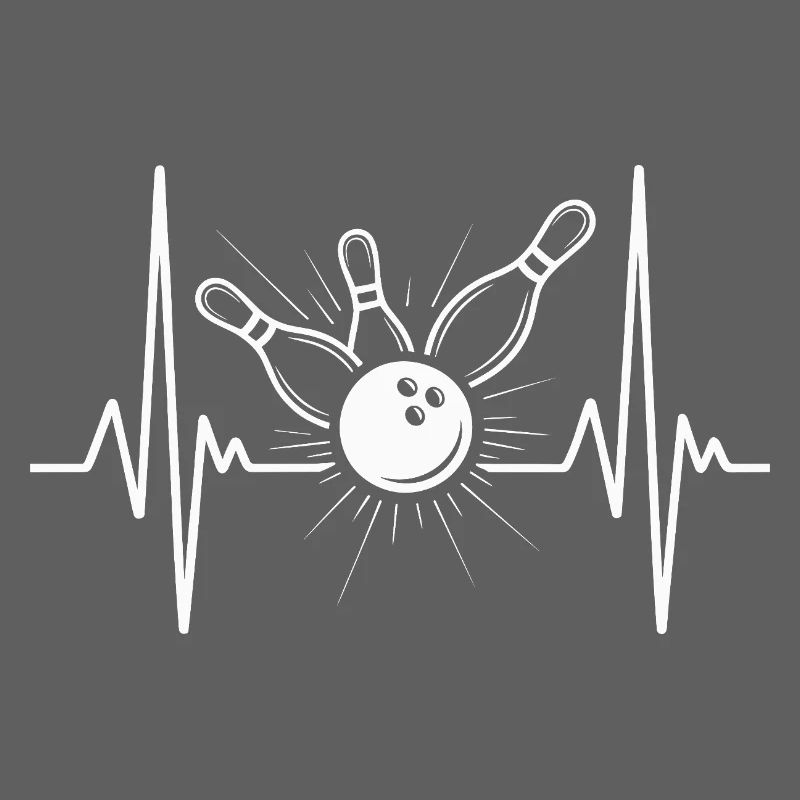 Illustrations vives de boules de bowling