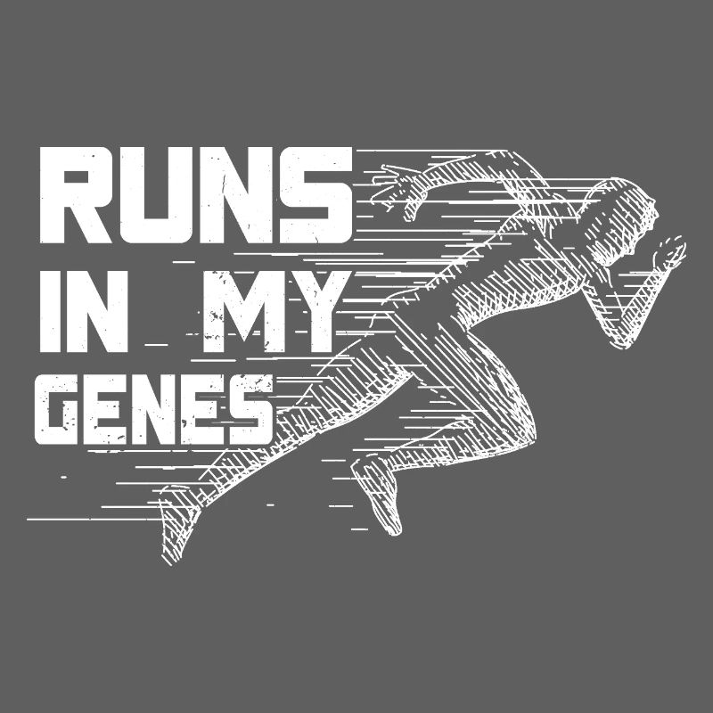 Course de marathon dans mon cadeau de course génétique