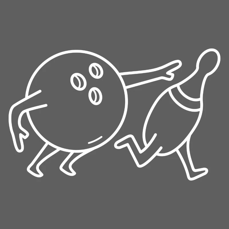 Bowling Bowling boule de bowling et pin