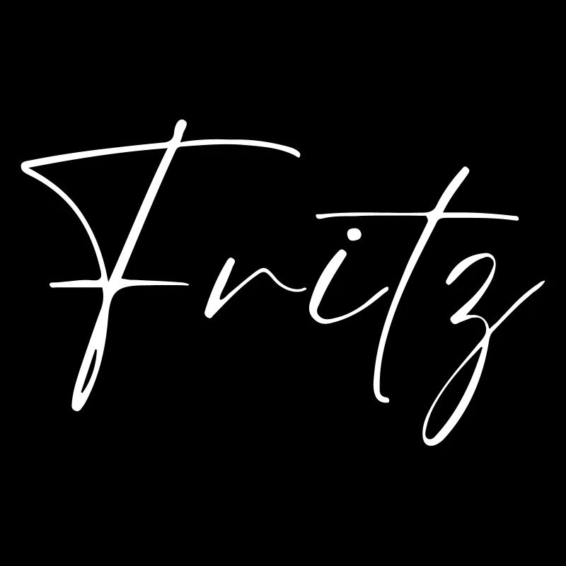 Fritz Name T-Shirt Gift for Men