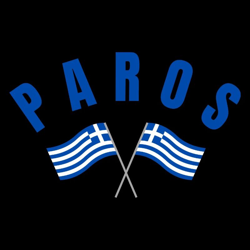 Paros Crossed Flags Emblem