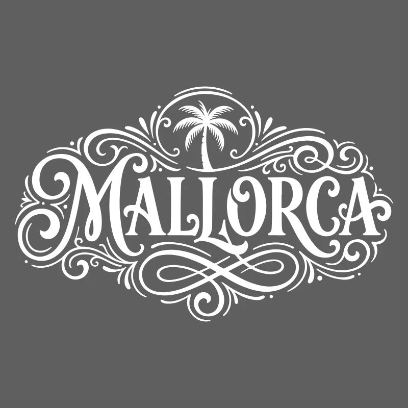 Palmier à lettres de Majorque