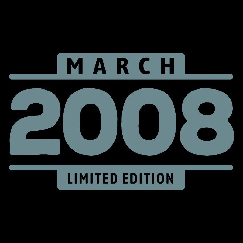 Limited Edition March 2008 Geburtstag Geschenk