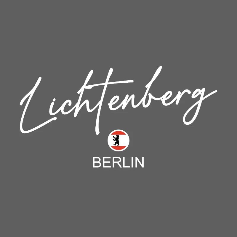 Lichtenberg - Berlin Flagge - Berliner Bär