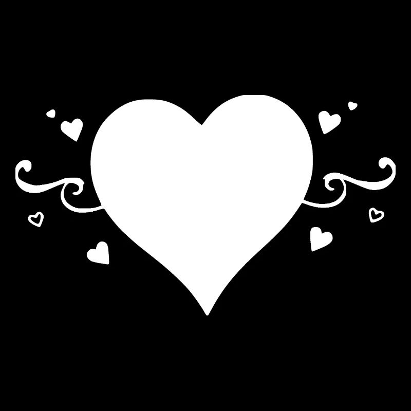 Herz weiß Valentinstag Geschenk Valentinstag