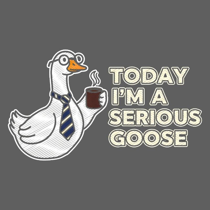 Serious Goose: Coffee, Tie & Grit