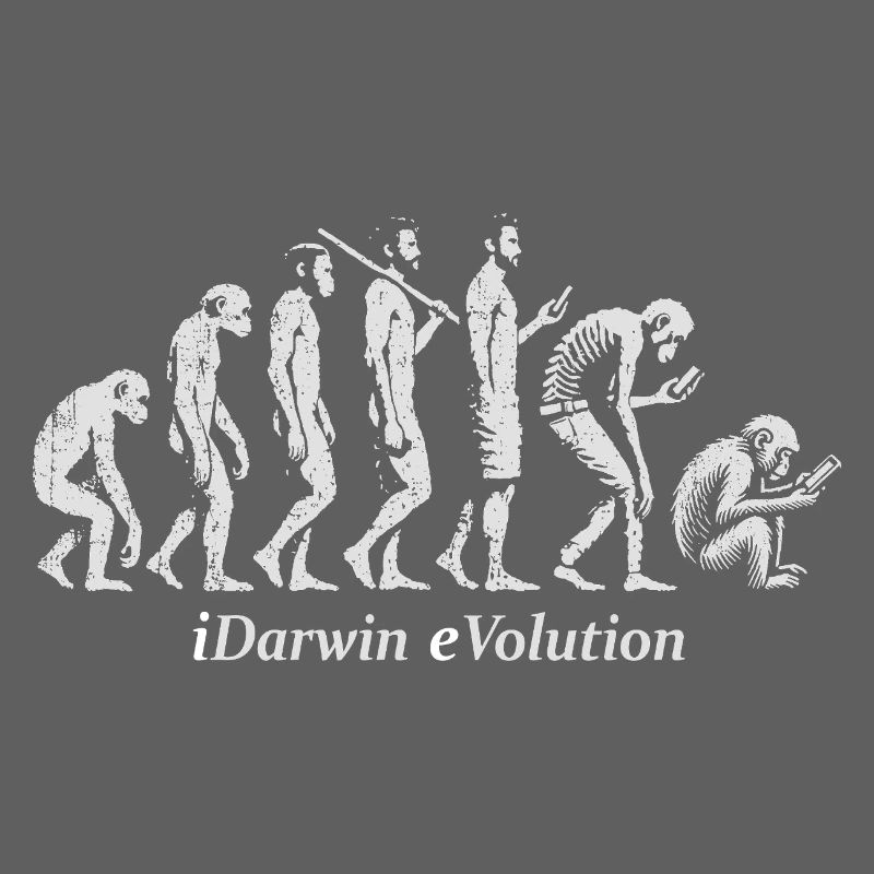 Evolution of Humanity Silhouette Design