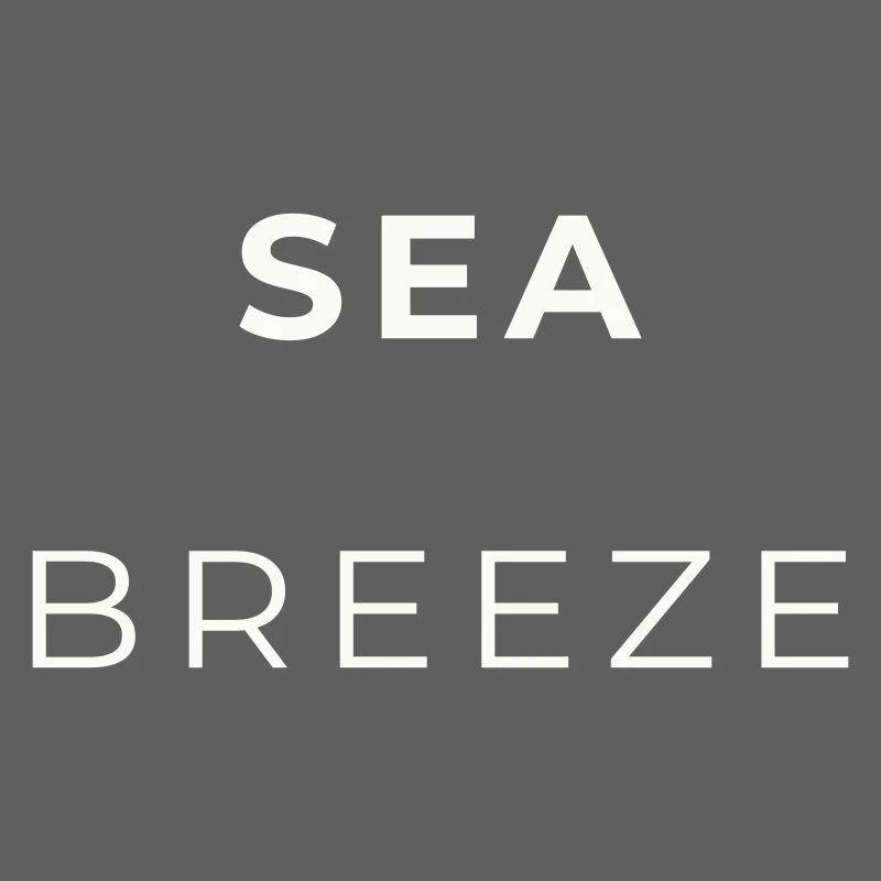 Breeze Navy Minimalist Typography