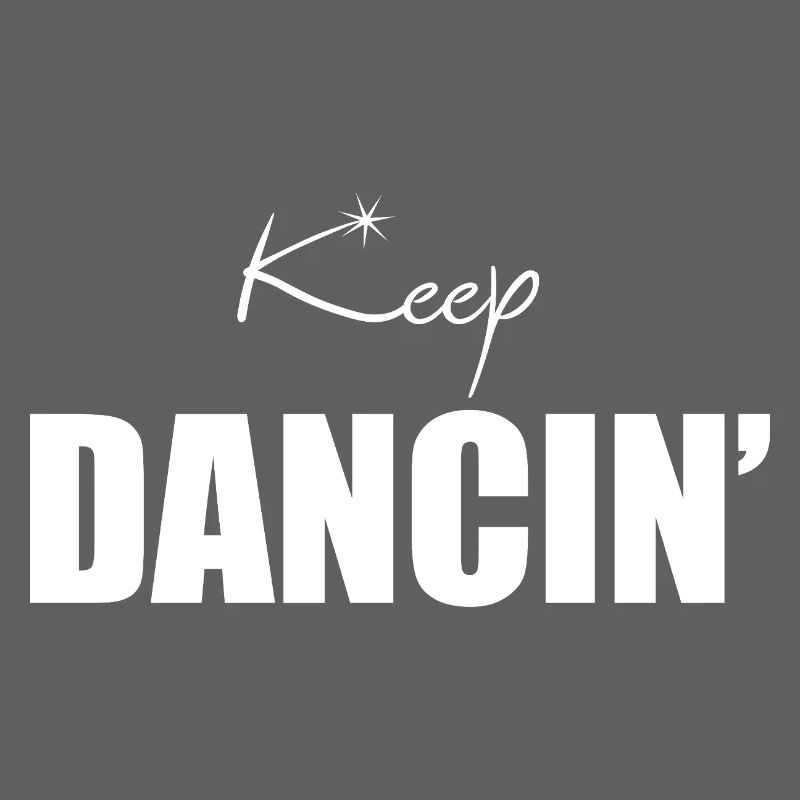 Keep Dancing Retro Dancer Gift & Dance Teacher Top