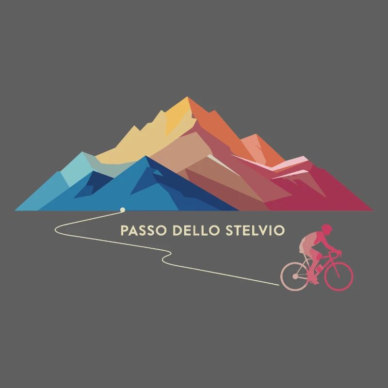 Montée cycliste du col du Stelvio
