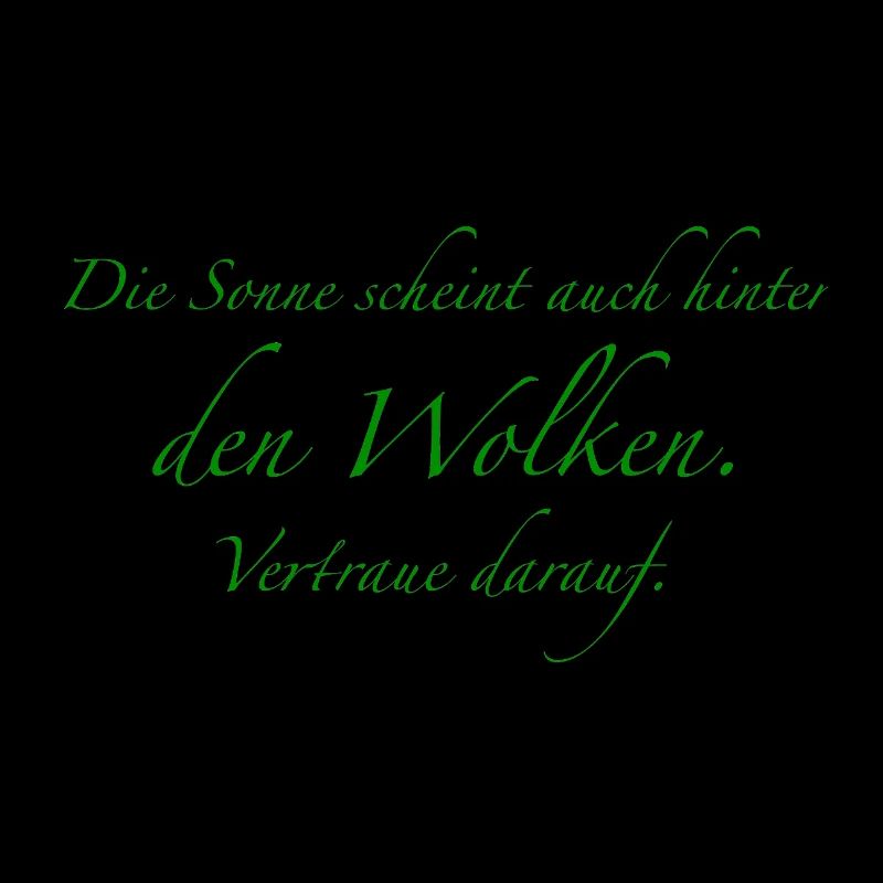 Sunlight Behind Clouds Saying