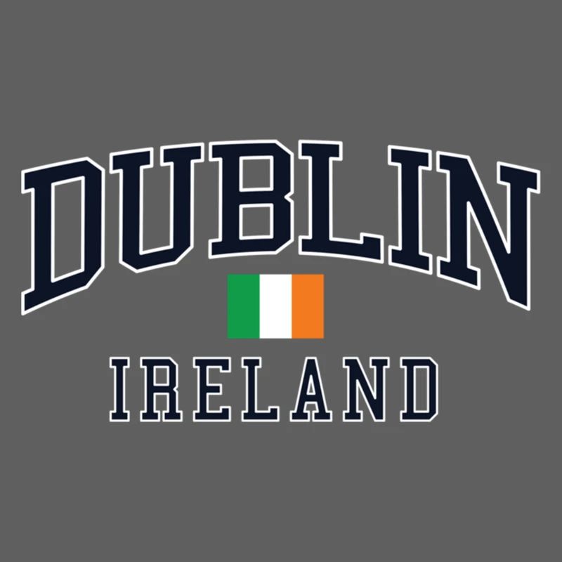 Typographie de l’arc Dublin Ireland Tee