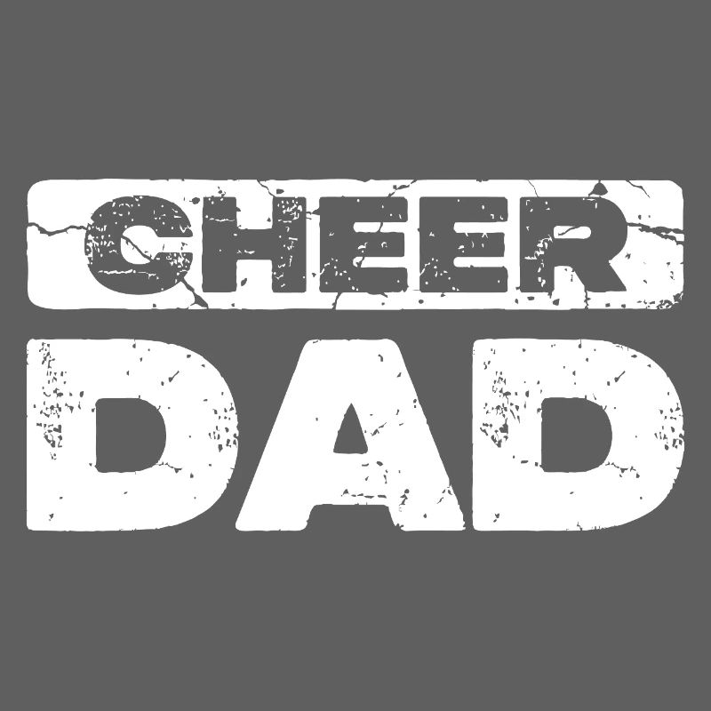 Cheer Dad Bold Distressed