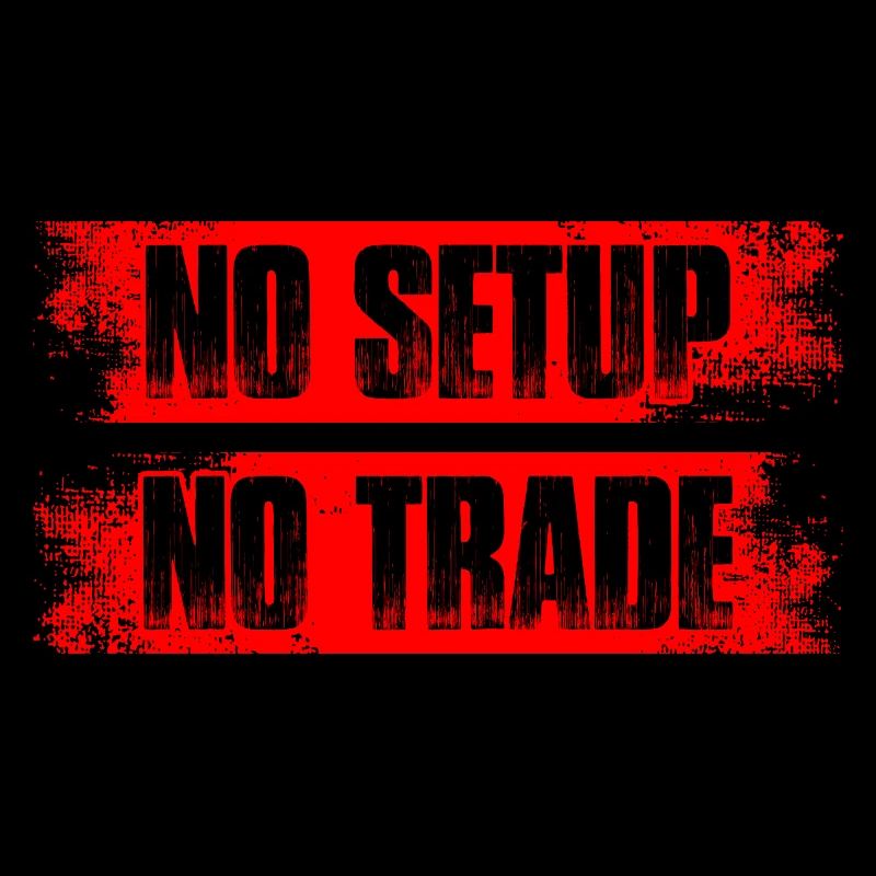 Pas de configuration, pas de commerce, Trader de la Bourse