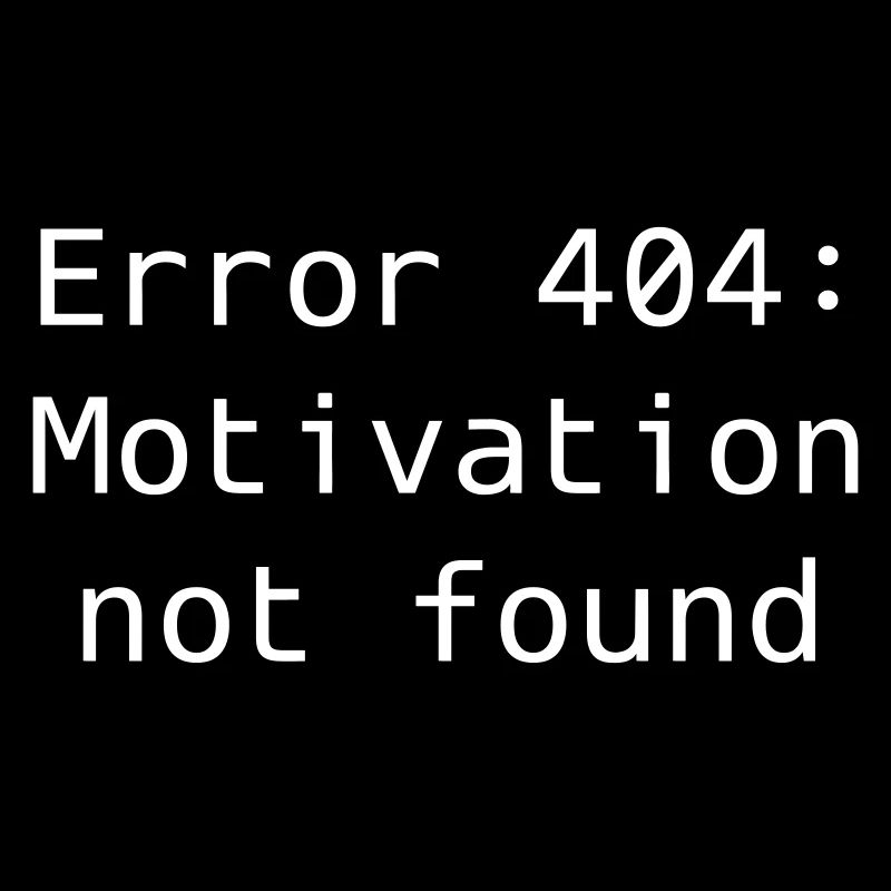 Erreur 404 : Motivation introuvable
