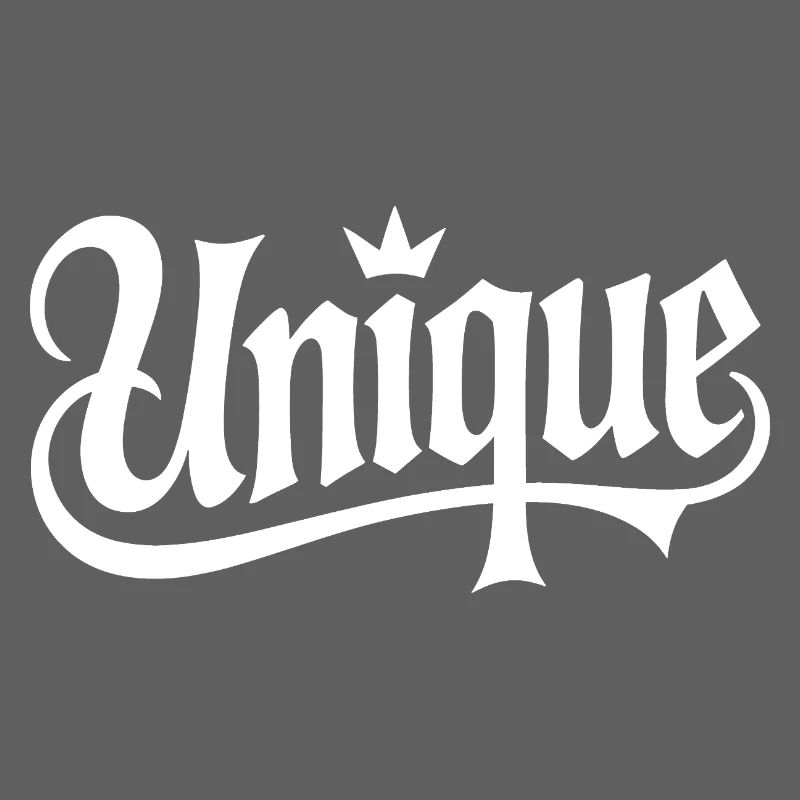 Unique Einzigartig Unikat Selbstwert Einzig Artig