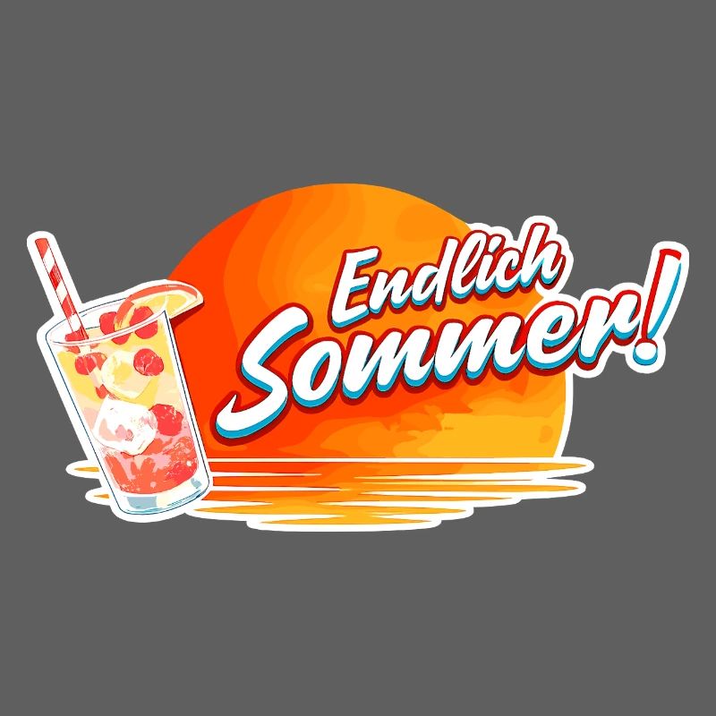 Finally Summer Sun Drink Graphic