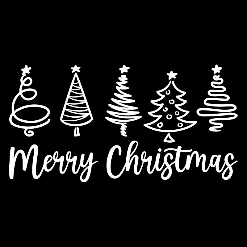 Merry Christmas Tree Sketches