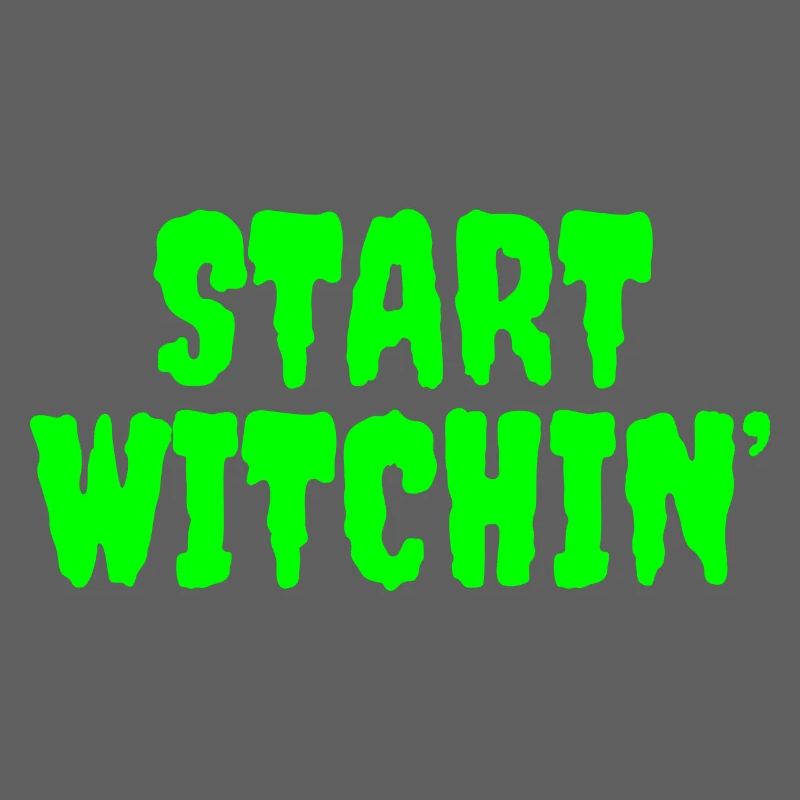 Vert vibrant Sorcière Phrase de début