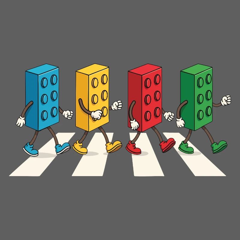 Zebra Made Of Bricks Creative Block Builder