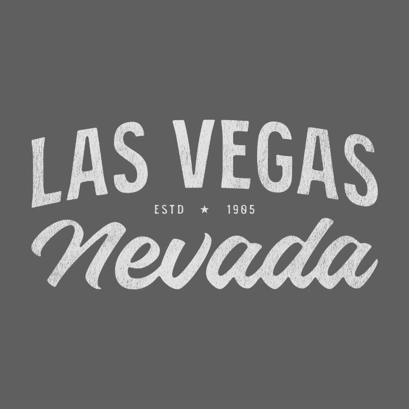 Las Vegas Nevada Vintage Script