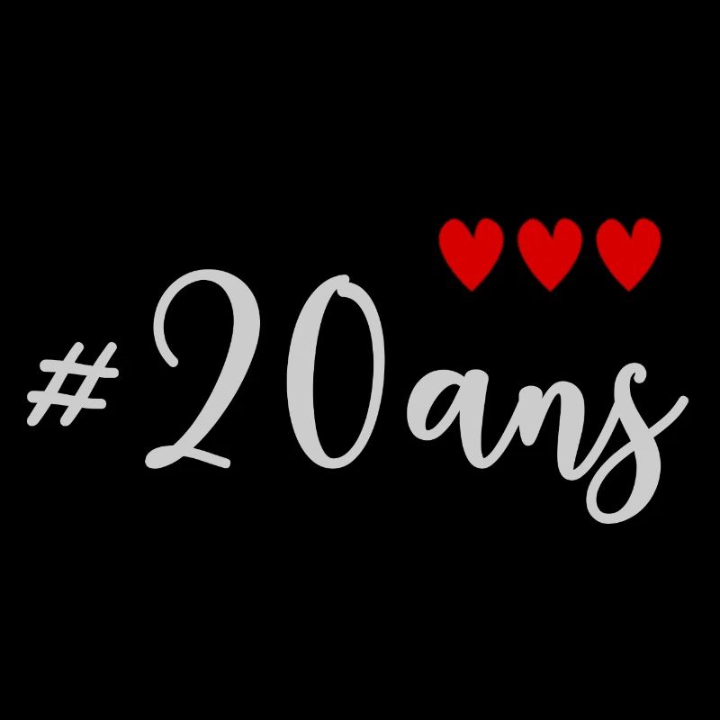 20. 20e ANNIVERSAIRE. ANNIVERSAIRE 20 ANS. 20 ANS.