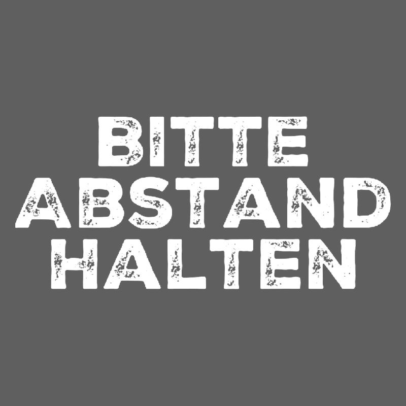 Bitte Abstand halten