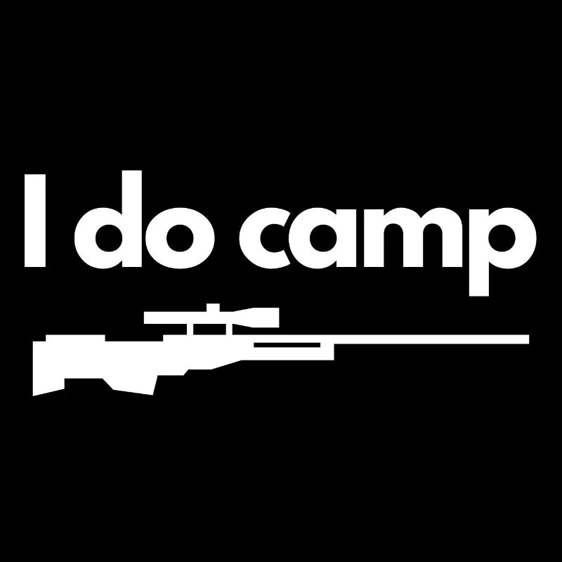 Ich mache Camp Tactical Gaming Camper Shirt