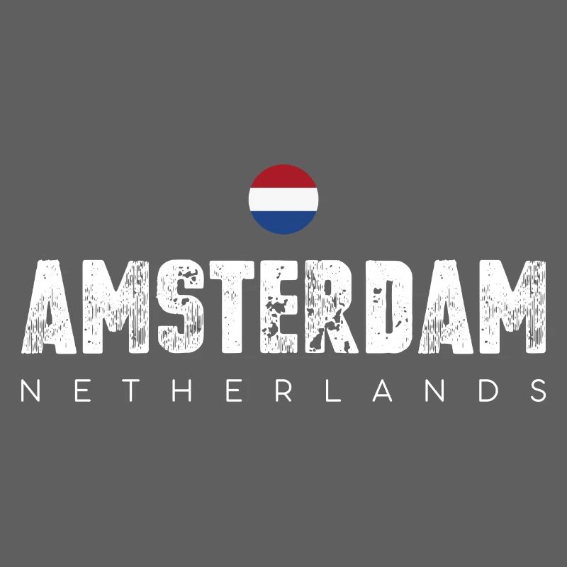 Amsterdam Bold Distressed Typography