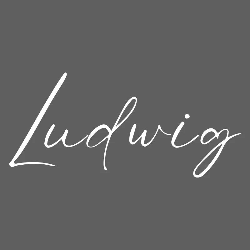 Ludwig Name T-Shirt Gift for Men
