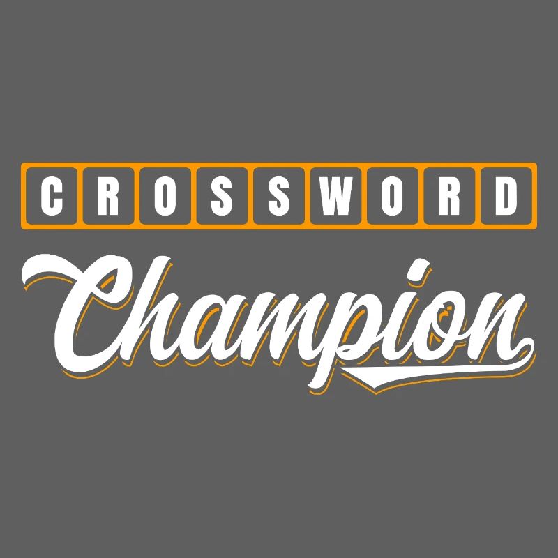 Crossword Champion Typography Design