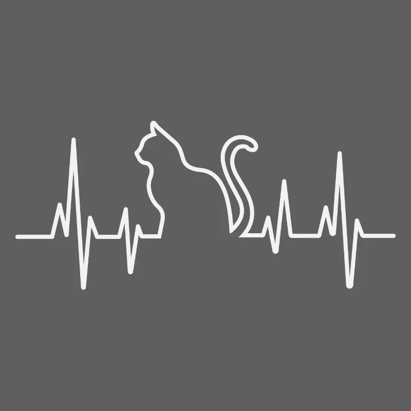 Katzenherz Pullover Design