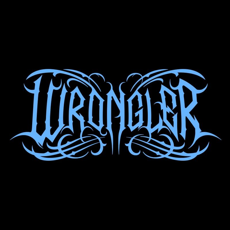 Logo Wrongler bleu