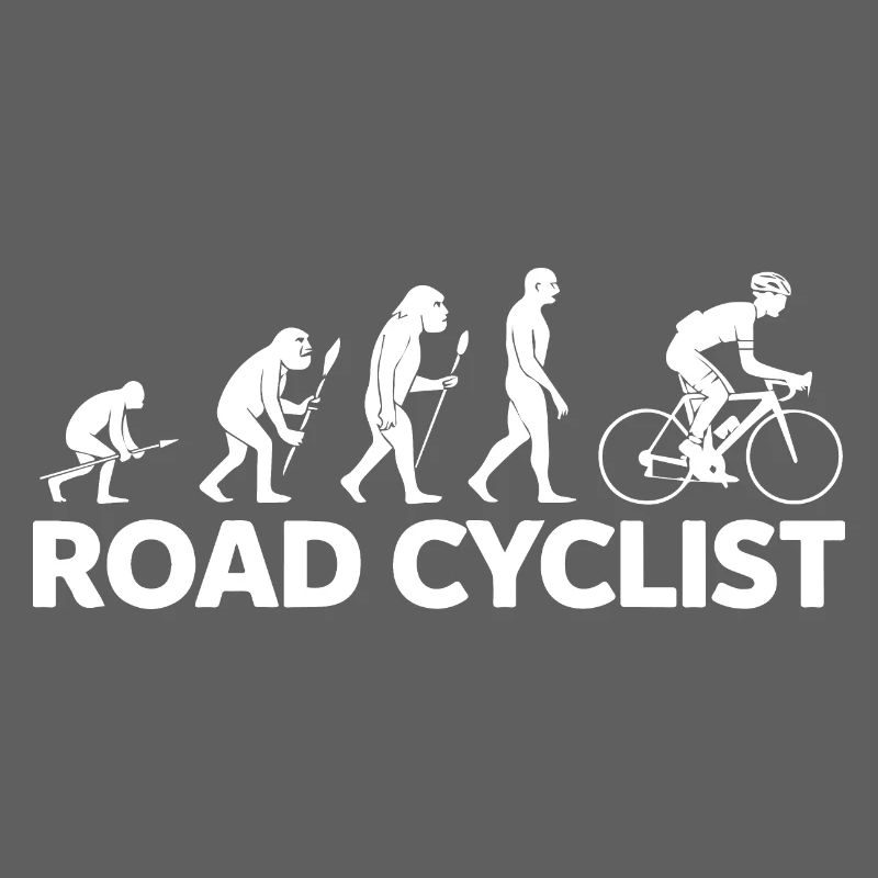 Road Cyclist - Evolution mit Humor