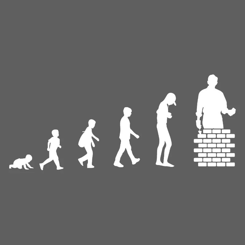 Évolution du bébé au maçon / métier