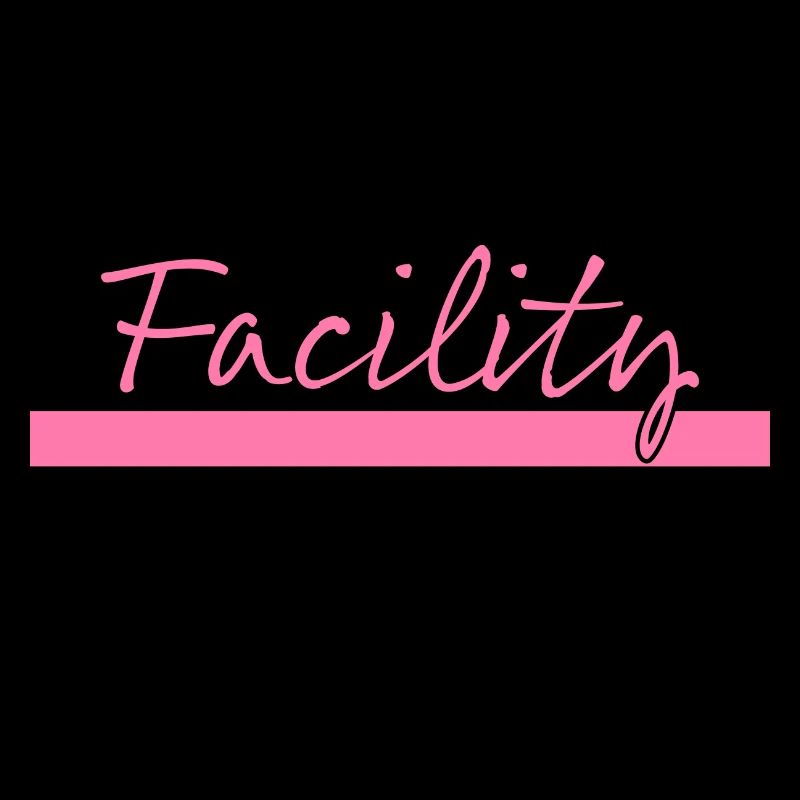 Tshirt Facility Management rosa schwarz