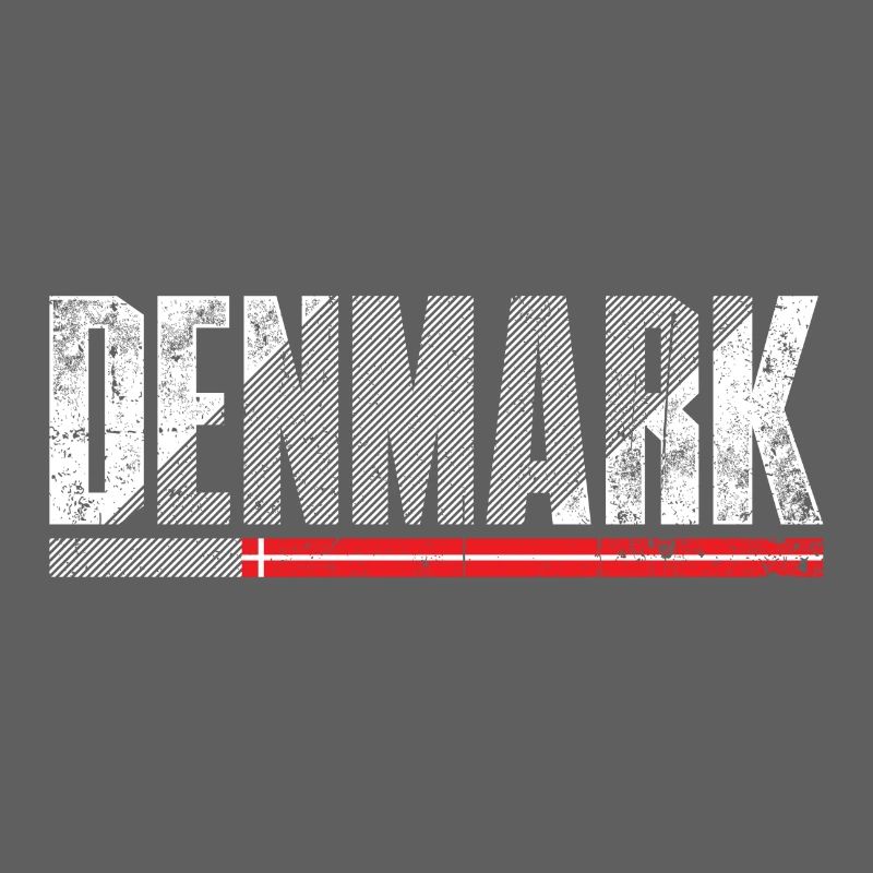 Dänemark Distressed Typografie