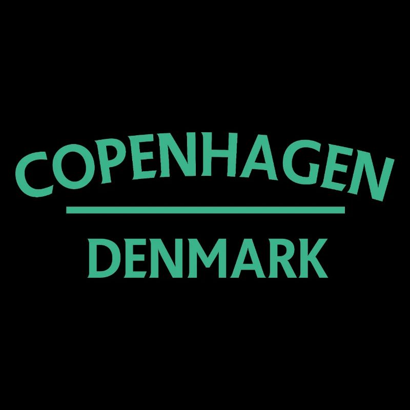 Copenhague – Danemark Textdesign