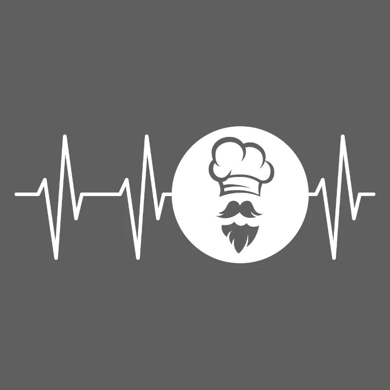 Heartbeat Bakery Baker Beard Pulse Master icon